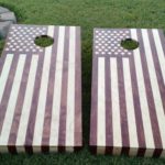 US Flag Stained