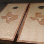 Longhorn in Texas light stain